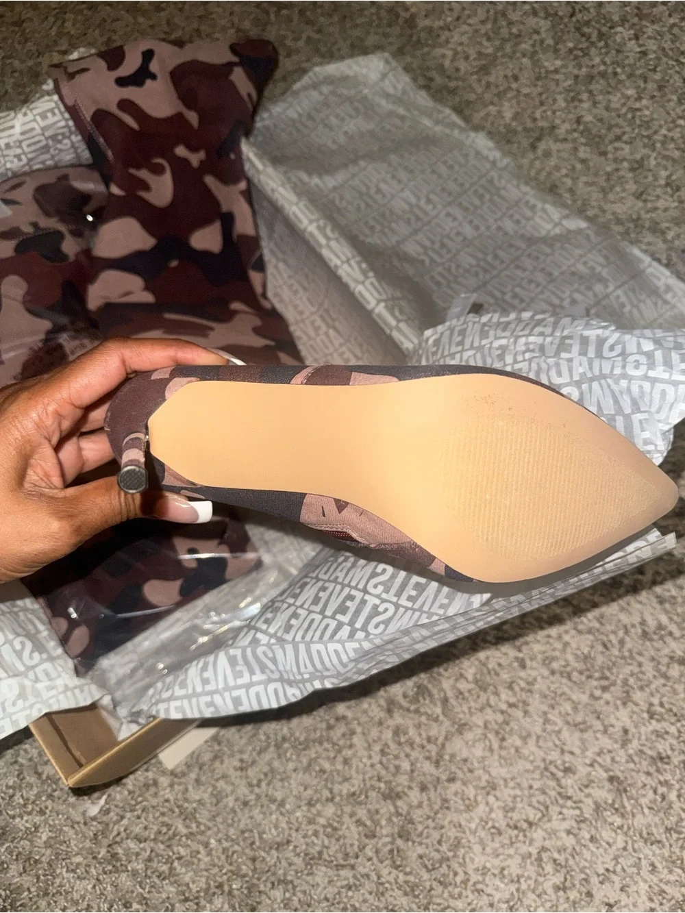 Steve Madden stretch brown